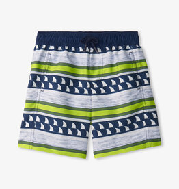 Hatley Fins and Stripes Swim Trunks