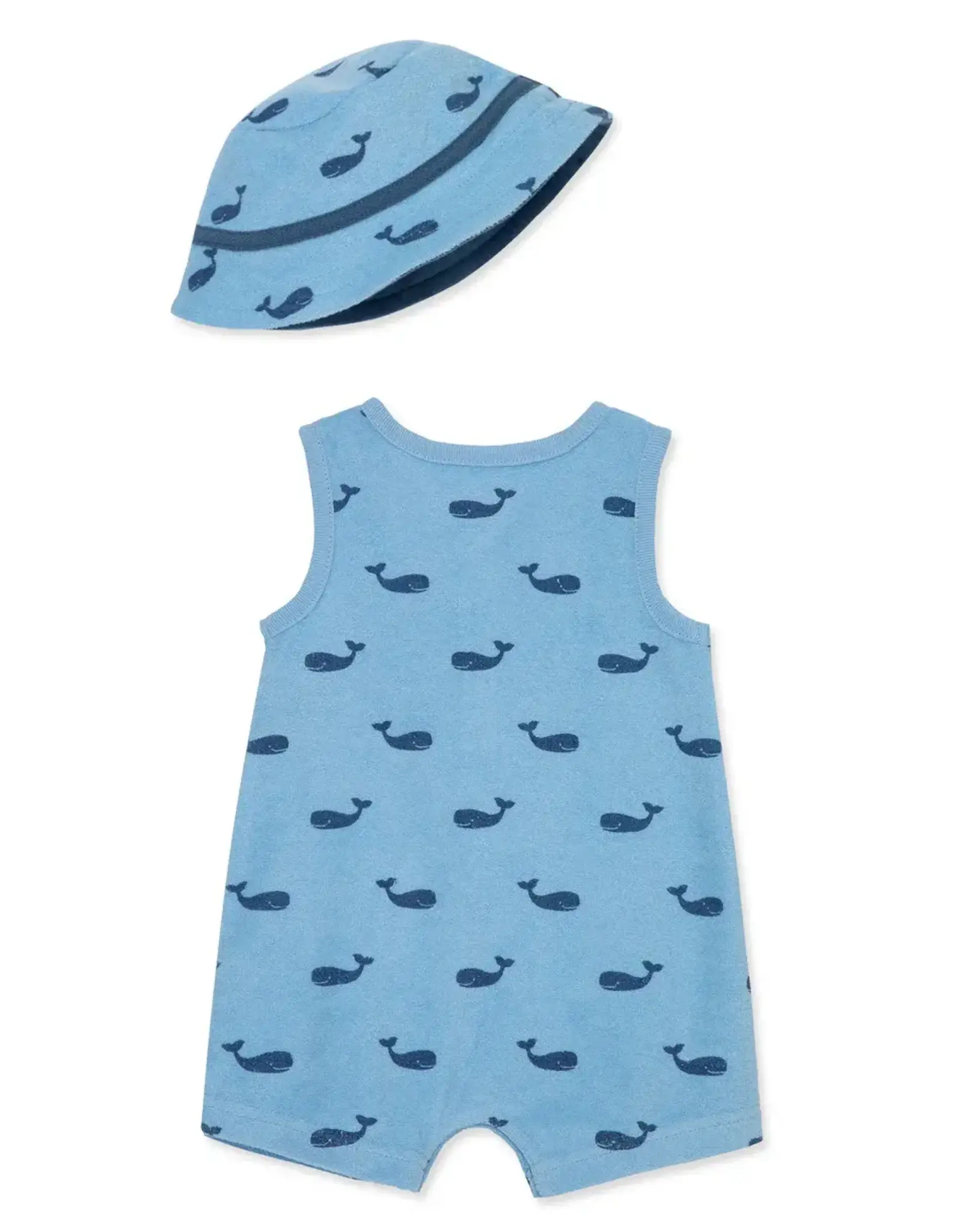 Little Me Whale Terry Set