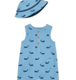 Little Me Whale Terry Set
