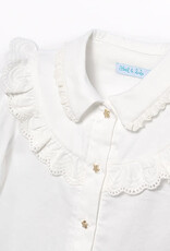 Abel & Lula Natural Dressy Blouse