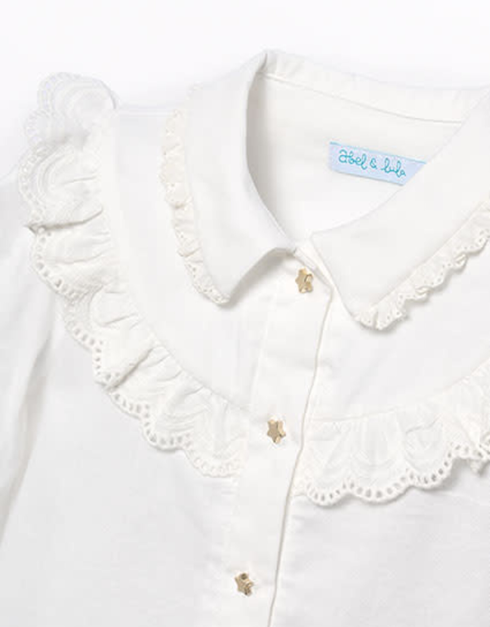 Abel & Lula Natural Dressy Blouse