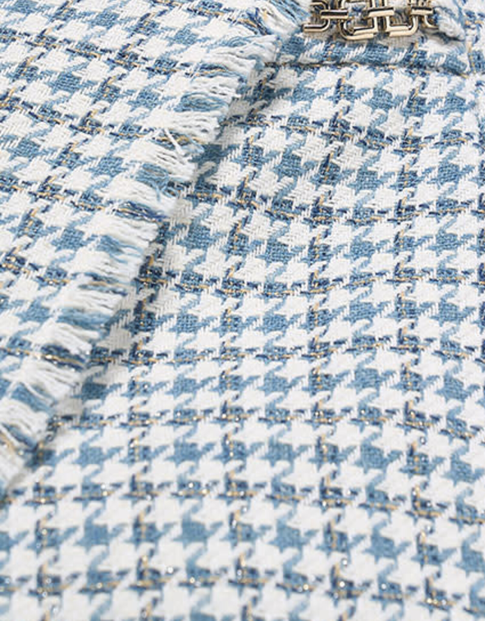 Abel & Lula Cerulean Houndstooth Pant Skirt