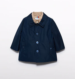 Abel & Lula Boys Navy Trench Coat w/ interior vest