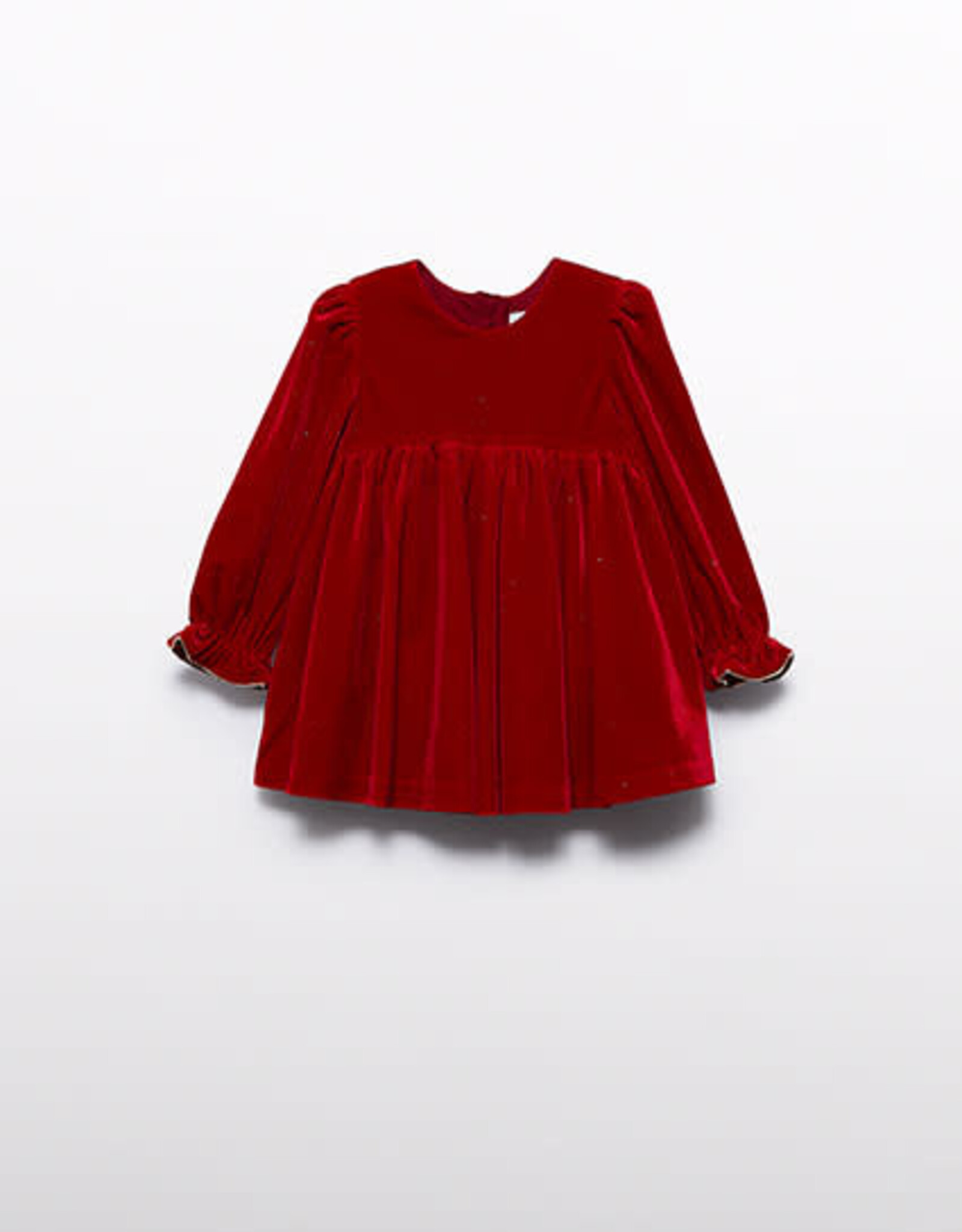 Abel & Lula Red Velvet Toddler Holiday Dress