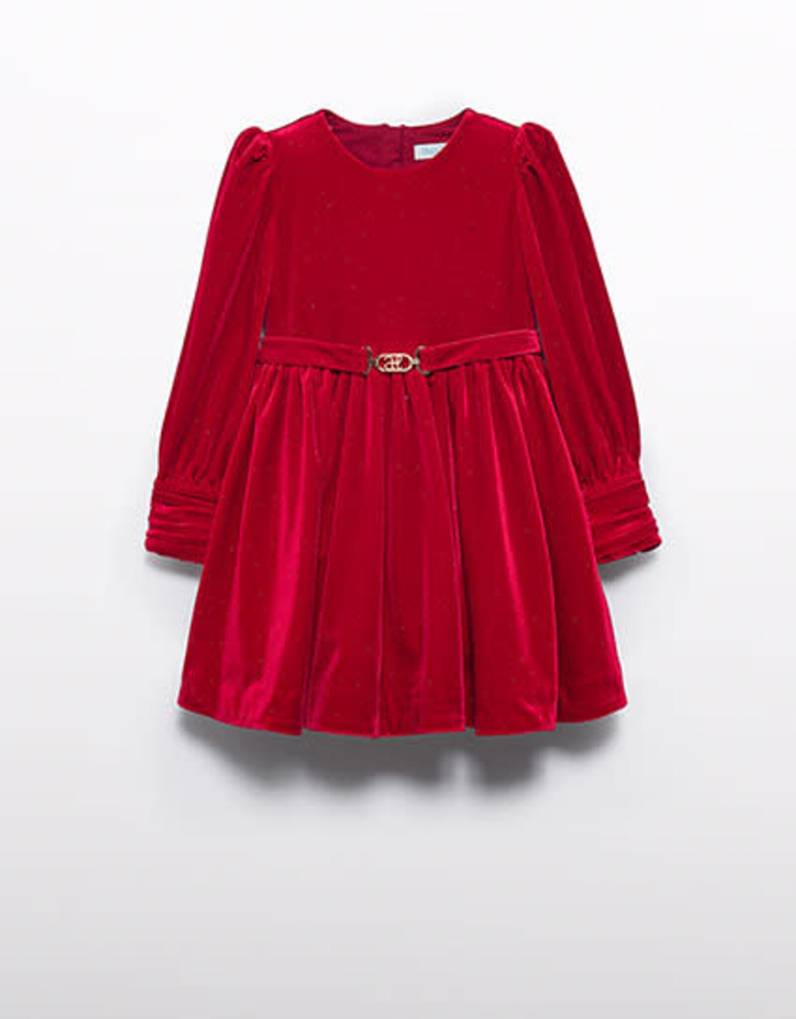 Abel & Lula Red Velvet Girls Holiday Dress