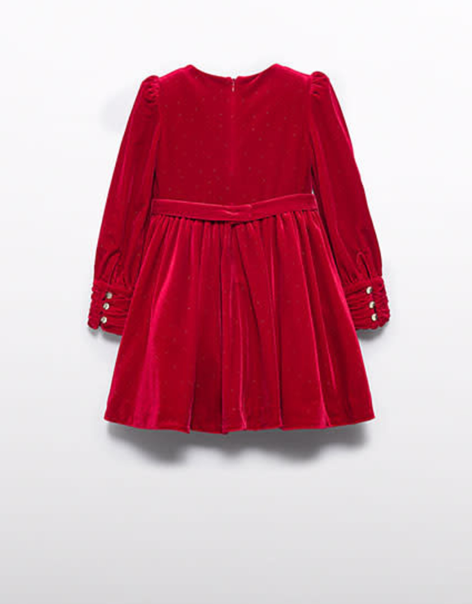 Abel & Lula Red Velvet Girls Holiday Dress
