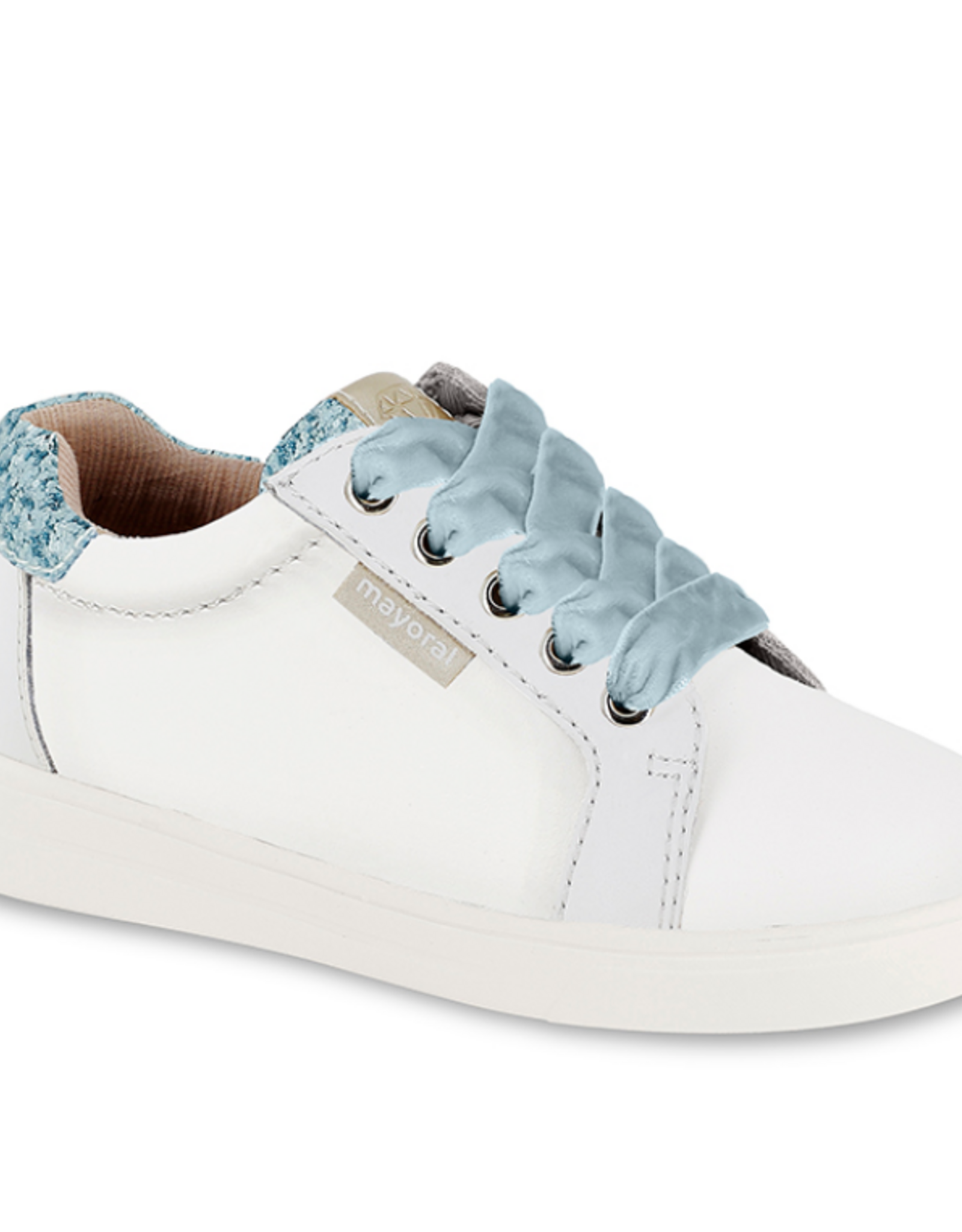 Mayoral White with Jade Urban sneaker - Kids
