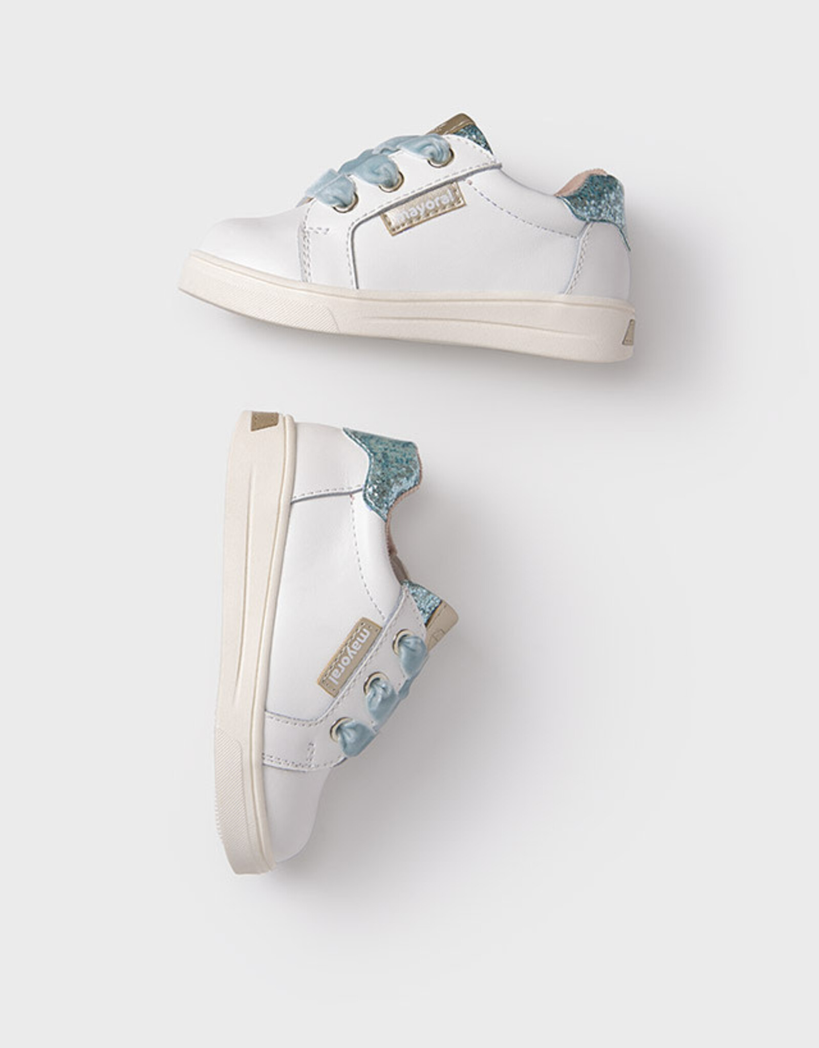 Mayoral White with Jade Urban sneaker - Baby