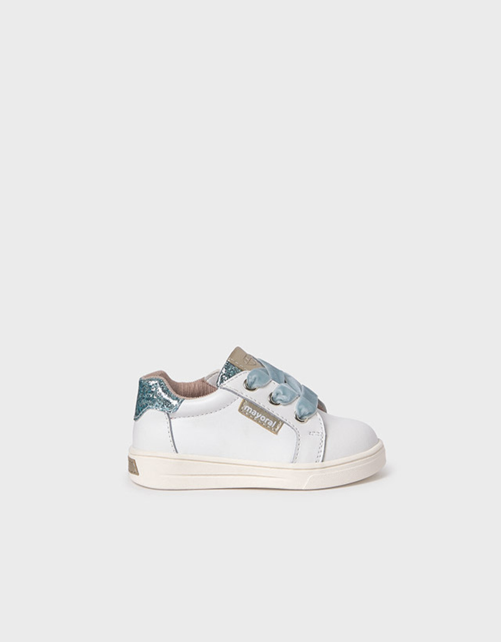 Mayoral White with Jade Urban sneaker - Baby