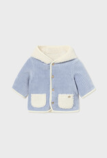 Mayoral Sky Reversible Shearling Coat - Baby