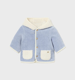 Mayoral Sky Reversible Shearling Coat - Baby