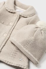 Mayoral Walnut Tricot Coat and Hat