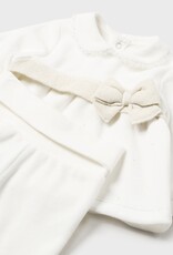 Mayoral Neutrals Leg Warmer Set with Accent Waist