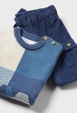 Mayoral Blueberry Sweater and Trouser Set