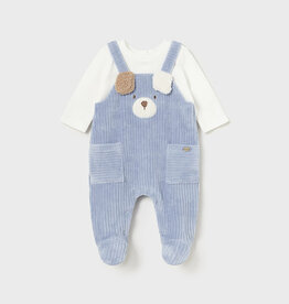 Mayoral Sky Teddy Cord Romper