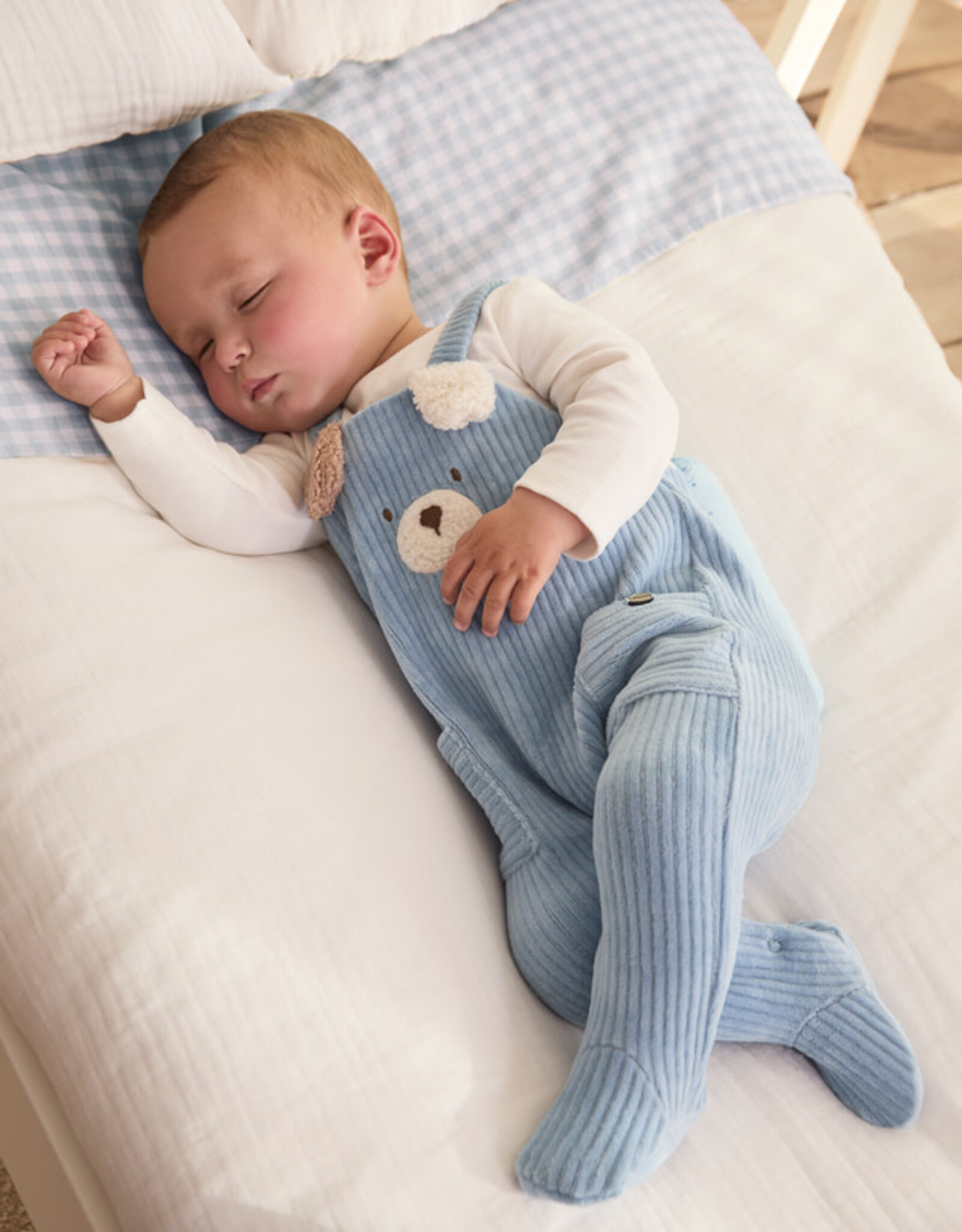 Mayoral Sky Teddy Cord Romper