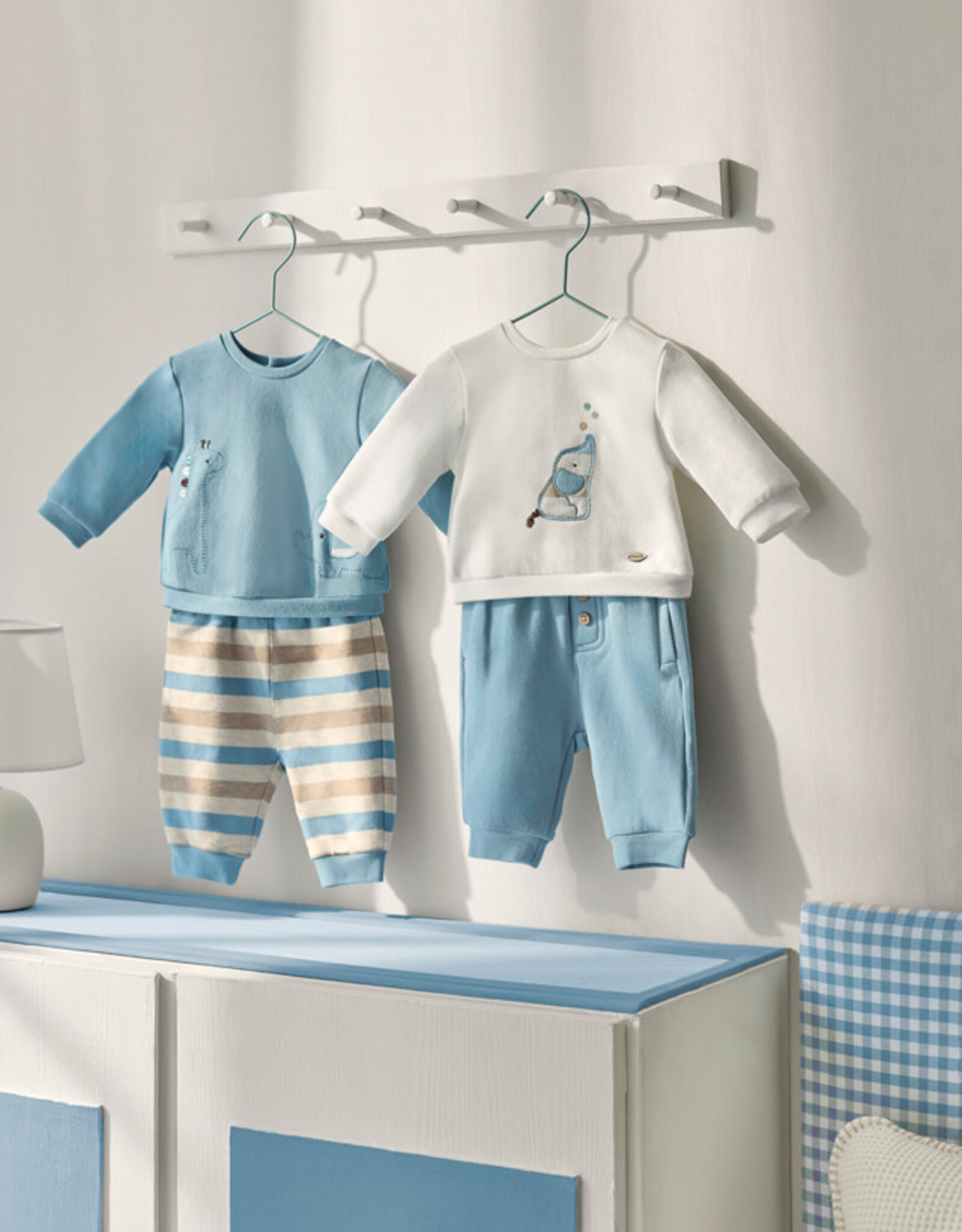 Mayoral Polar Blue Knit Set (4 Pcs)