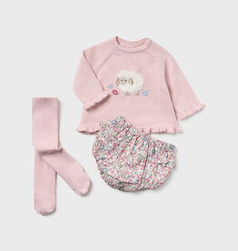 Mayoral Sheep Knit Sweater Set