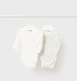 Mayoral Natural Floral Bodysuit Set (2 pcs)
