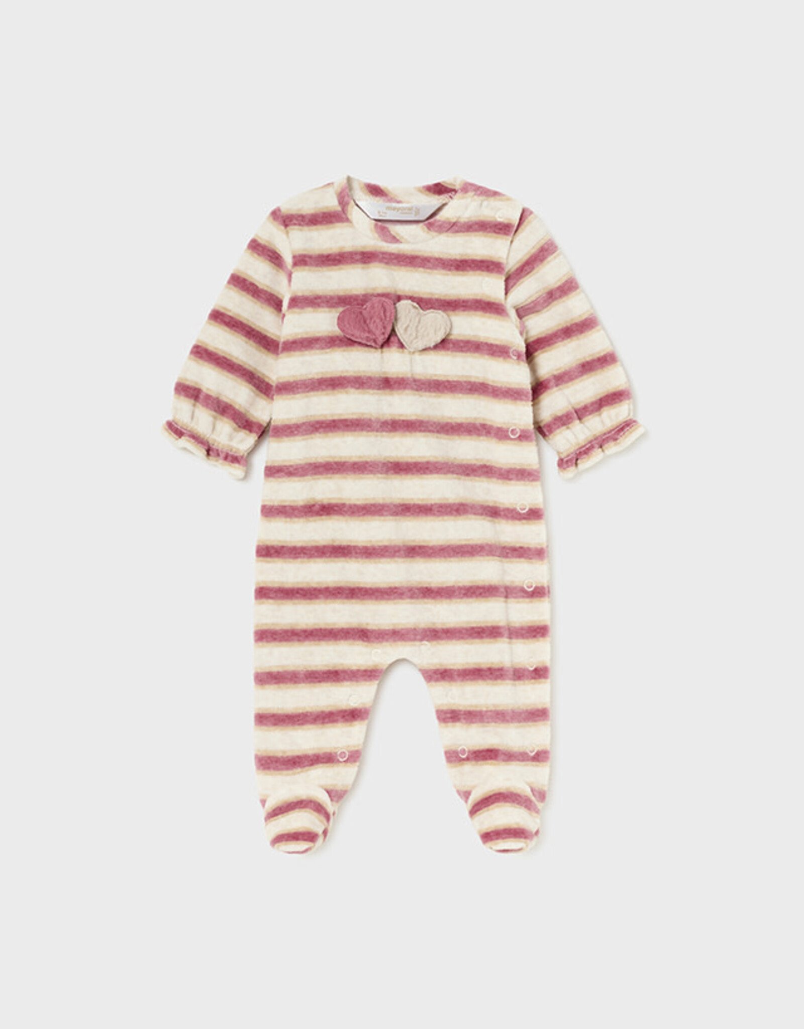 Mayoral Pink Stripped Bodysuit