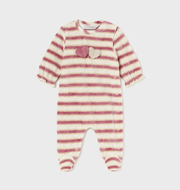 Mayoral Pink Stripped Bodysuit