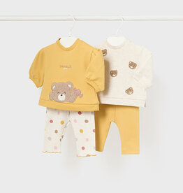 Mayoral Teddy Bear 2Pc Leggings Set