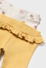 Mayoral Teddy Bear 4 Pc Leggings Set in Curry