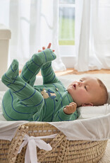 Mayoral Green Puppy Velour Onesie