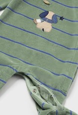 Mayoral Green Puppy Velour Onesie
