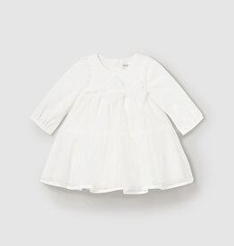 Mayoral Natural Tulle Baby Dress