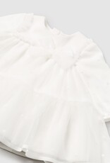 Mayoral Natural Tulle Baby Dress