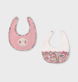 Mayoral Baby Rose Sheep 2 Bib Set