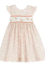 Casero Orange Cherry Dress