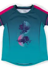 Noruk Be Positive Teal Raglan Athletic T-Shirt