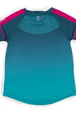 Noruk Be Positive Teal Raglan Athletic T-Shirt