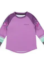 Noruk Bloom Long Sleeve Lilac Athletic T-Shirt