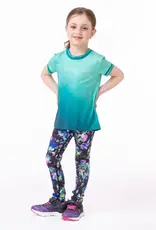 Noruk Bloom All Over Print Athletic Leggings