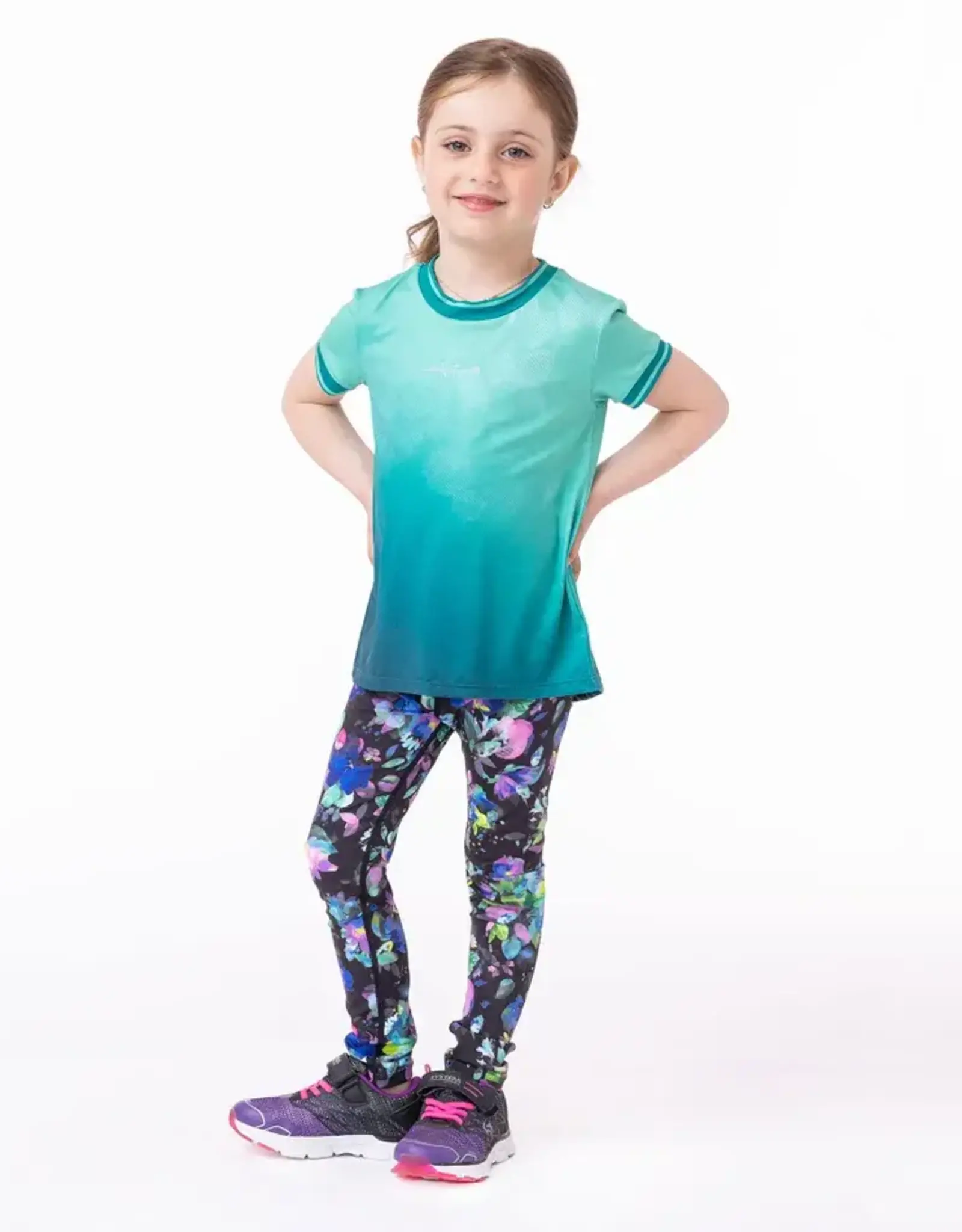 Noruk Bloom All Over Print Athletic Leggings