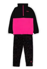 Noruk Fuchsia Microfleece 1/4 Zip Up w/Fleece Pants