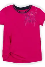 Noruk Be Positive Fuchsia Athletic T-Shirt