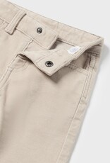 Mayoral Basic slim fit cord trousers in Gypsum