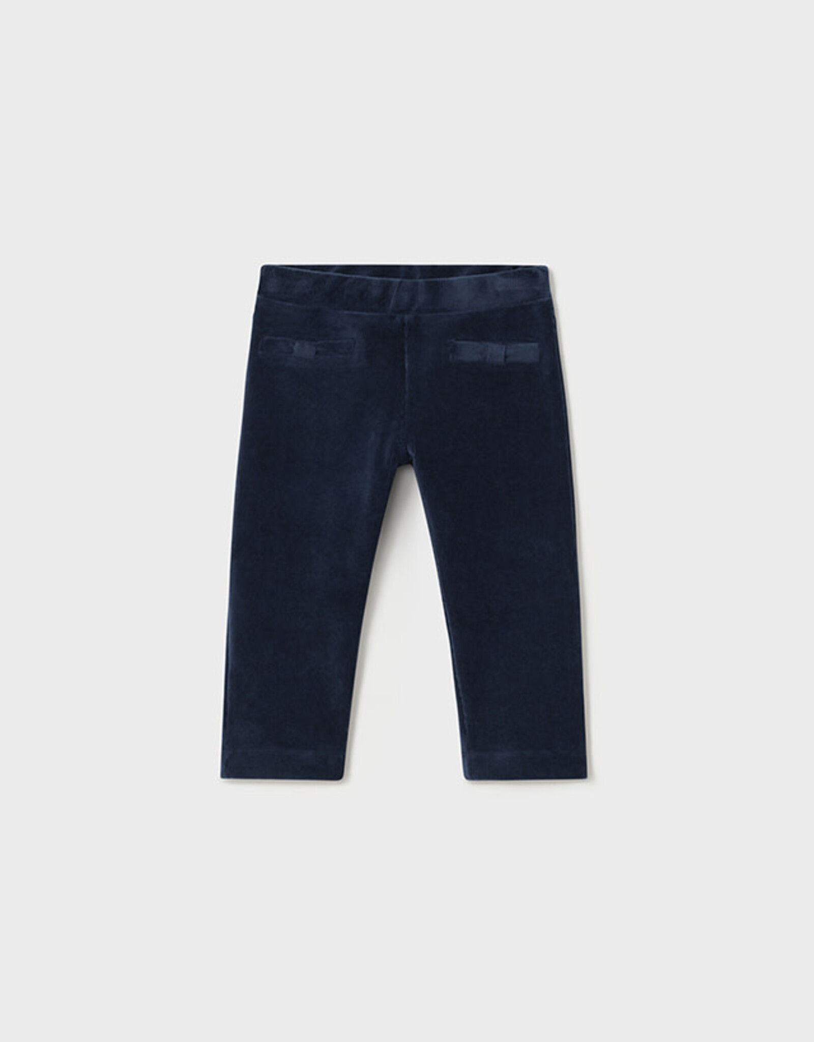 Mayoral Basic cord knit trousers in Night Blue