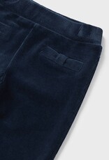 Mayoral Basic cord knit trousers in Night Blue