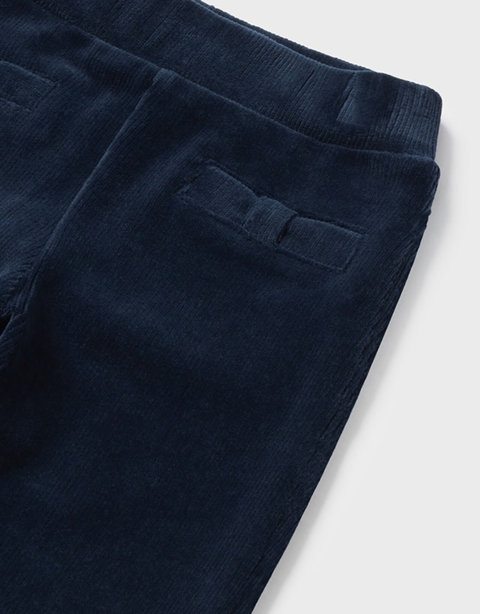 Mayoral Basic cord knit trousers in Night Blue