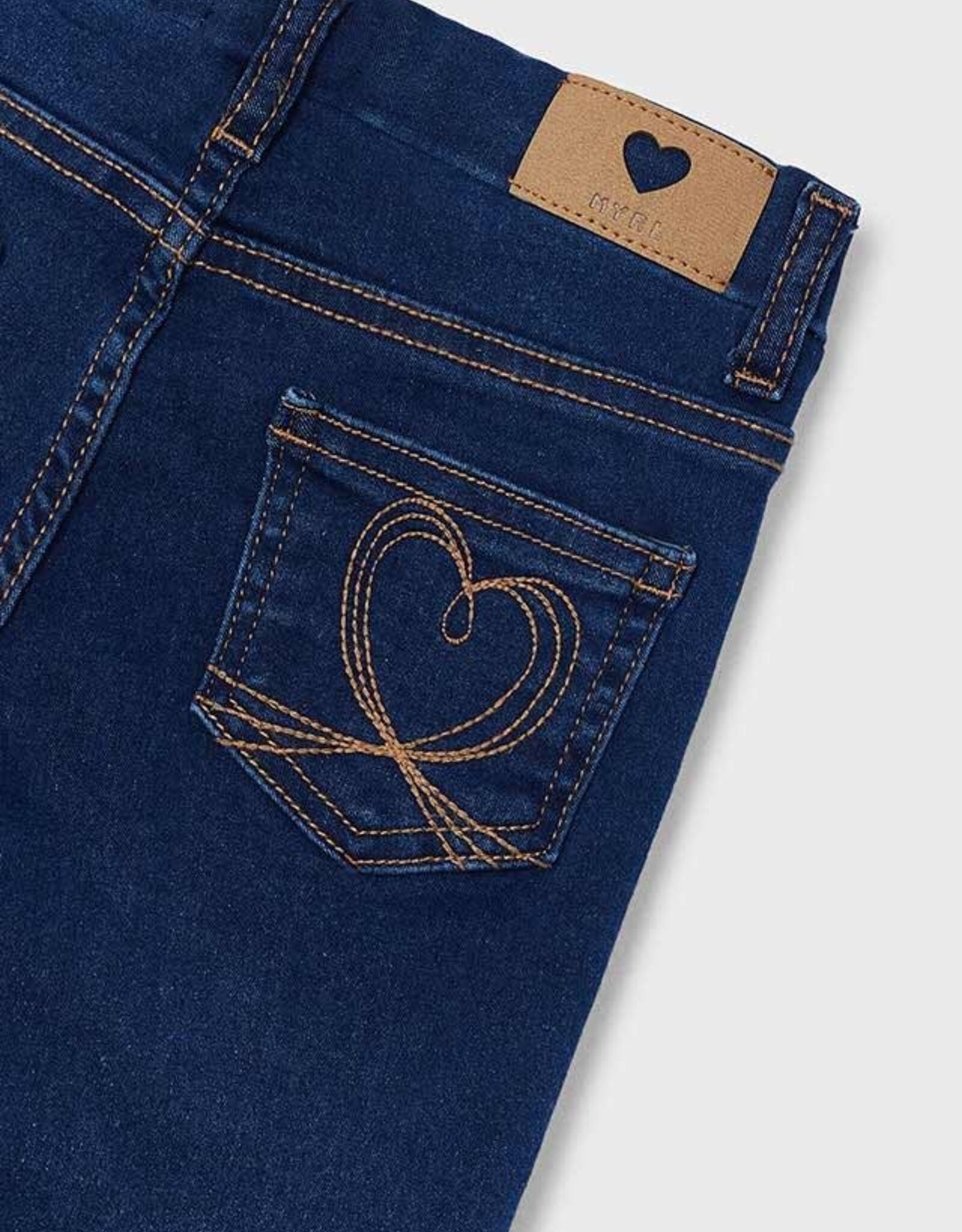 Mayoral Dark Basic Denim Girls Pant