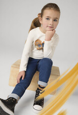 Mayoral Dark Basic Denim Girls Pant