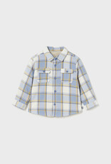 Mayoral Warm Glacial Flannel Button Shirt