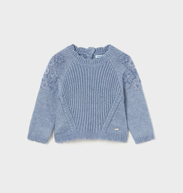 Mayoral Blue Fancy Jumper for Girls