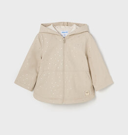 Mayoral Polka Dot Tan Raincoat