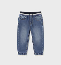 Mayoral Medium Wash Toddler Boy Denim Joggers